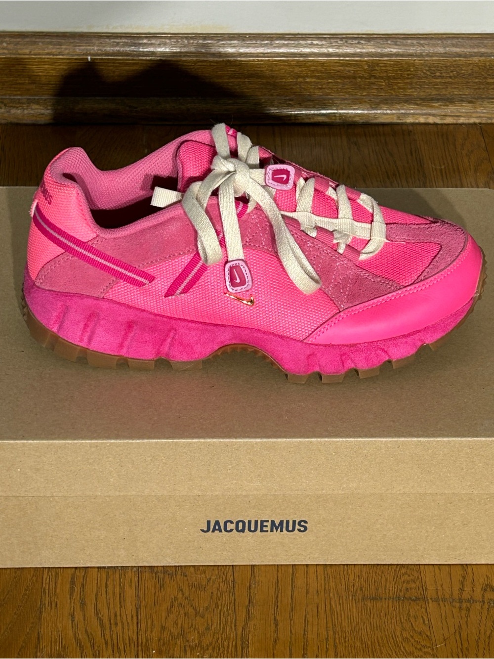 Jacquemus x Nike Air Humara LX Pink Flash Sneakers